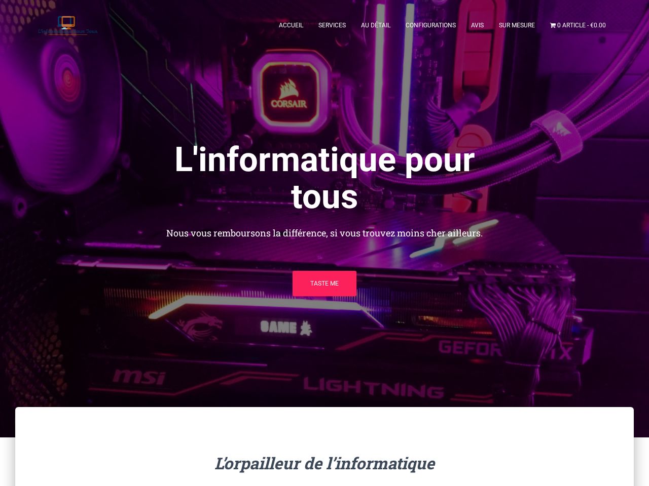 L'informatique pour tous
